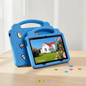 Happy New Year Gift 10.1 Inch Android Tablet, HD Screen with Video Calls, Eva Protective Case, Parental Time Management, Educational Content