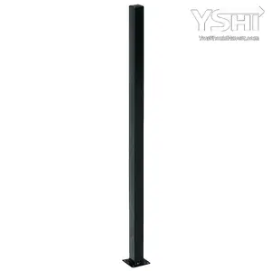 6 Foot Heavy Duty Metal Pole | Rustproof Outdoor Light Poles for String Lights, Patio, Backyard, Garden, Deck & Party Decor, Sturdy Metal Stand with Easy Installation (2 Pieces per Box)