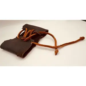 Six String Men’s Leather Cuff Minnesota Deerskin