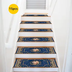 Non-Slip Stair Carpet, Step Protection Carpet, Decorative Bordered Stair Mat, Stair Runner for Home Decoration & Bedroom Accessories - Suitable for Indoor, Outdoor Stairs & Multiple Scenarios