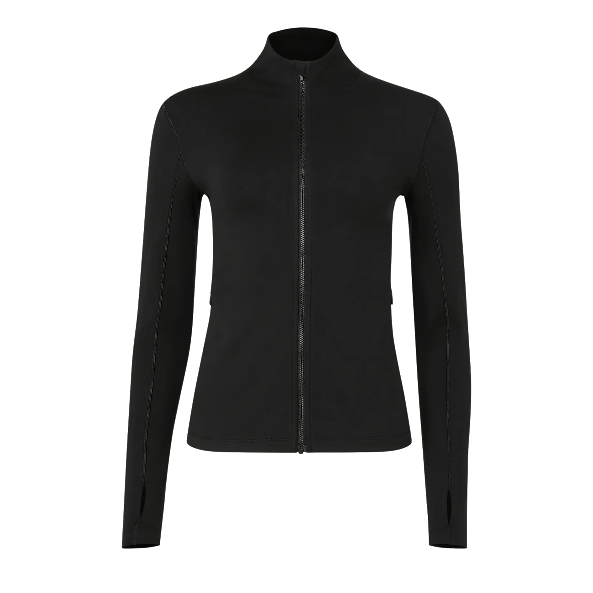 NOBULL Women's Matte Zip-Up Jacket in Black