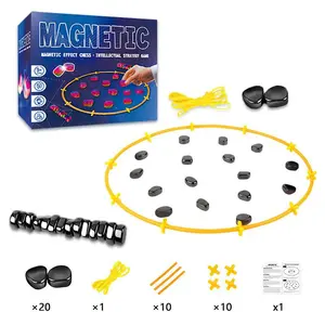 Battle Chess Puzzle, 1 Set Thunder Induction Educational Toy, Interactive Parent-child Table Game, Children's Desktop Game, Magnetic Chess Set