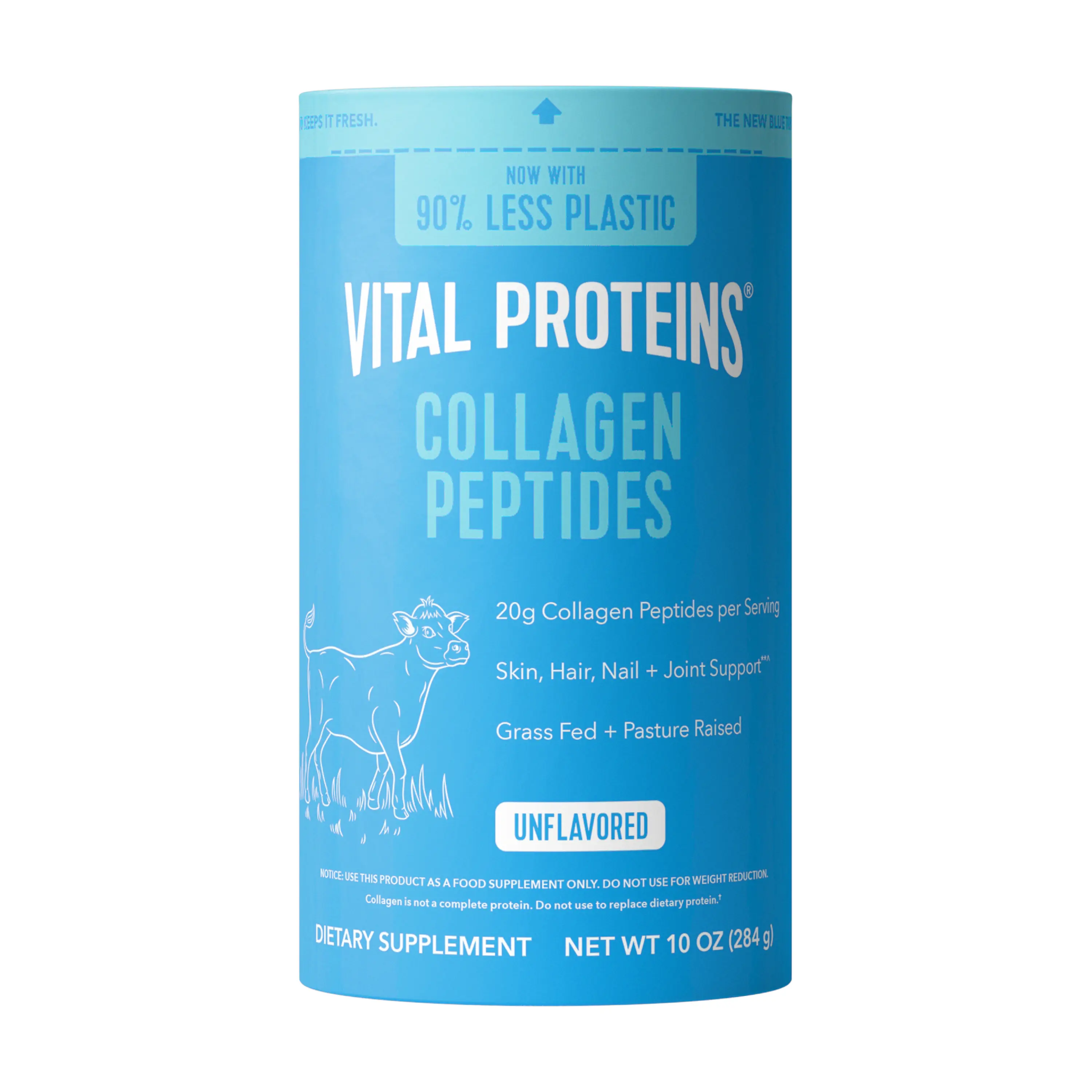 Vital Proteins Collagen Peptides Powder, Promotes Hair, Nail, Skin, Bone and Joint Health, Zero Sugar, Unflavored 10 OZ Vital Proteins Collagen Peptides Powder, Promotes Hair, Nail, Skin, Bone and Joint Health, Zero Sugar, Unflavored 10 OZ
