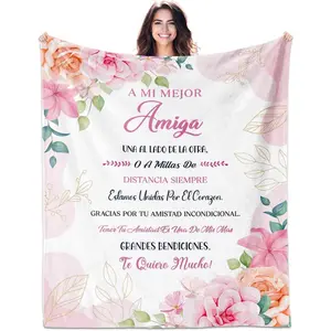 Best Friend Gift Blanket| Premium US Soft Flannel Throw, Cozy Warm Blanket for Birthday, Mother’s Day, or Just Because Gifts, Perfect for Best Friends of All Ages