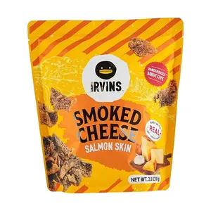 IRVINS Smoked Cheese Salmon Skin,2.8 oz