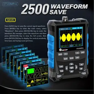 ET120MPro Digital Oscilloscope Signal Source 2-in-1 Portable Automotive Oscilloscope Car Diagnosis Tools multimeter