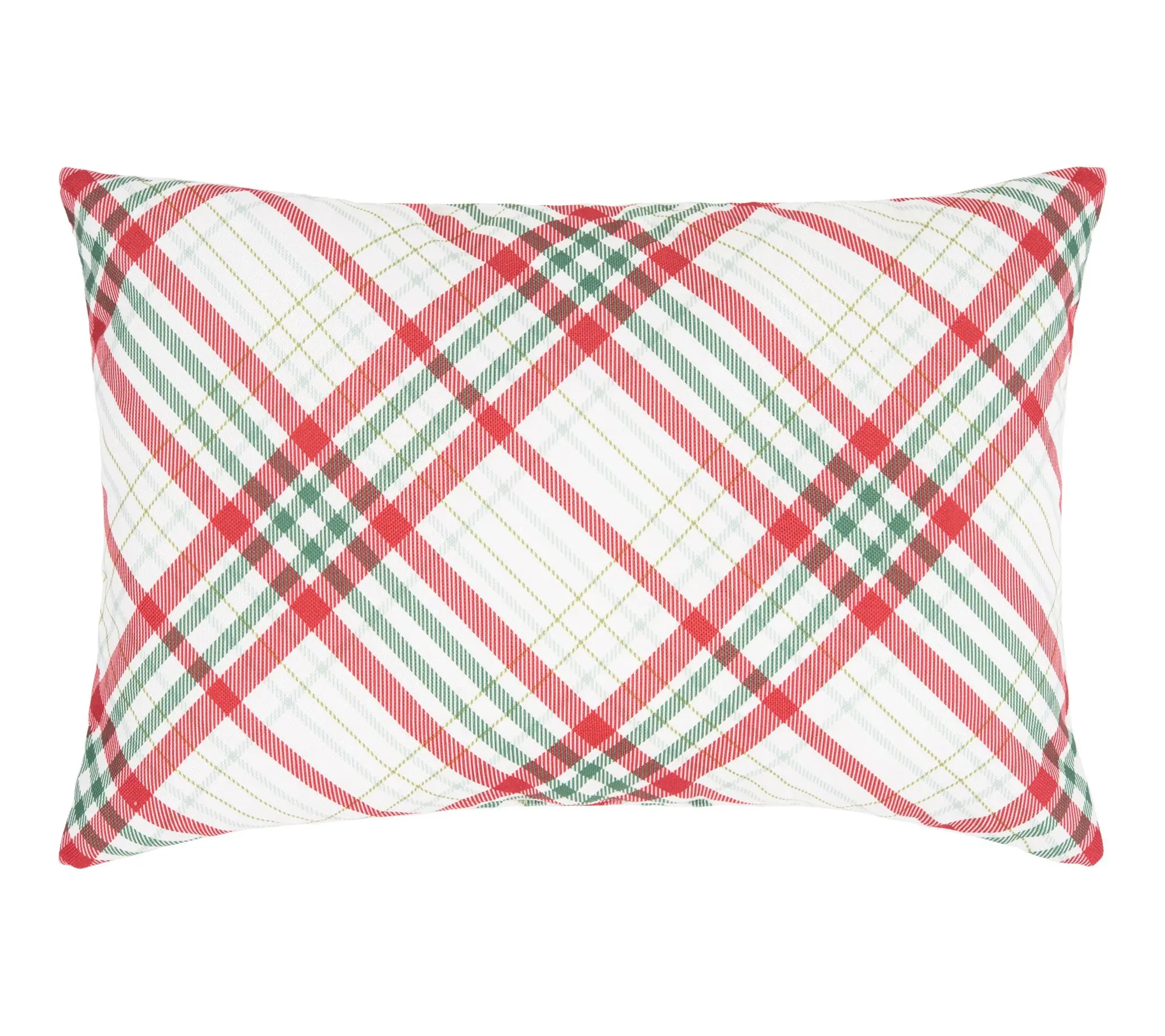 C&F Home Holiday Plaid Pillow