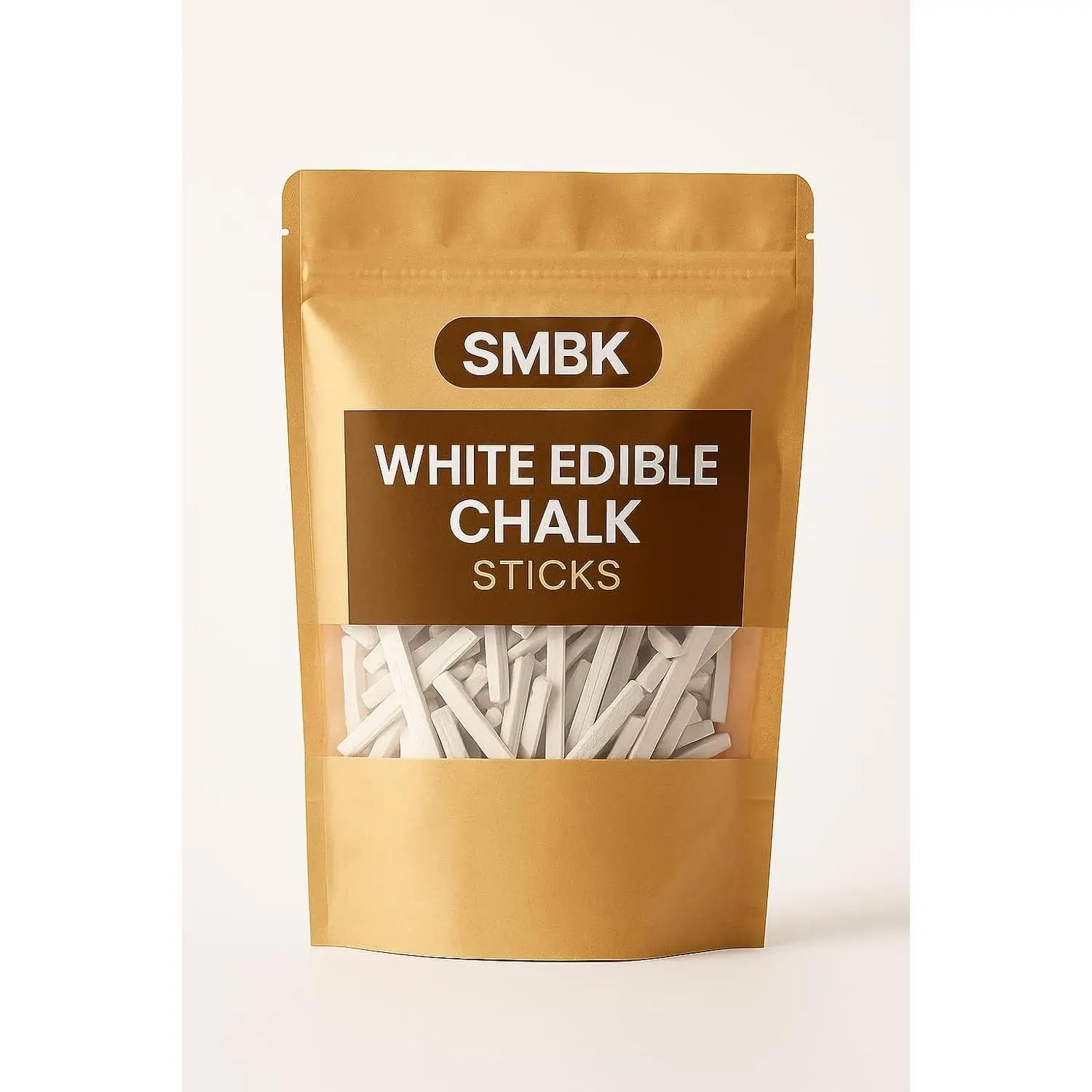 SMBK Edible White Chalk Pencils, Natural Slate Sticks for Pica, Indian Clay Dirt Chalk, 110 gm