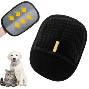 Pet Hair Remover Glove Electrostatic Technology for Dogs & Cats Reusable for Carpets Couches & Clothing Convenient Effective Cleaning