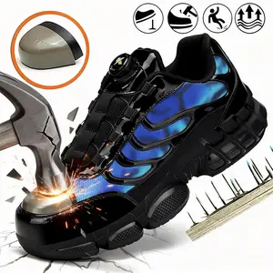 Unisex Indestructible Steel Toe Shoes - Comfortable Safety Sneakers with Slip-Resistant & Puncture-Proof Sole
