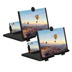 12"Mobile Phone Magnifier - Ultra-HD Screen Magnifier forEasy TV Viewing Orientation for Landscapes Use EyeProtection Full-Screen Mobile Phone Magnification