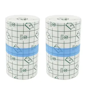 Transparent Waterproof PU Film Tape (2 Rolls), Bath Wound Protection Patch, Breathable Water-Resistant Acupoint Thin Plaster, 16.4 Inches/5 Meters, Waterproof Disposable, Bandage