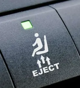 2Pcs Eject Blank Button Sticker