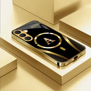 Suitable for [Galaxy S26+] high-end MagSafe phone case，Features a magnetic attachment function，Choose from all 26 letters—featuring a sophisticated, minimalist design. YM99