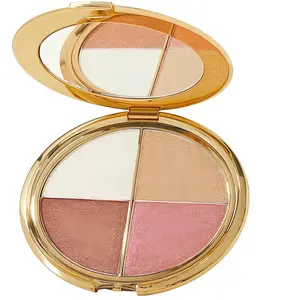 Glow Wardrobe Eye & Cheek Palette – Eyeshadow and Highlighter Makeup Radiant Pearlescent blush powder blush palette