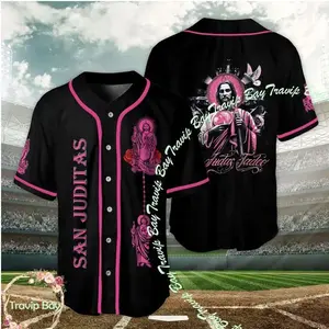 Saint Jude Thaddeus Jersey | Pink San Judas Tadeo Streetwear | Faith & Style
