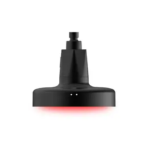HigherDOSE Red Light Shower Filter in Matte Black