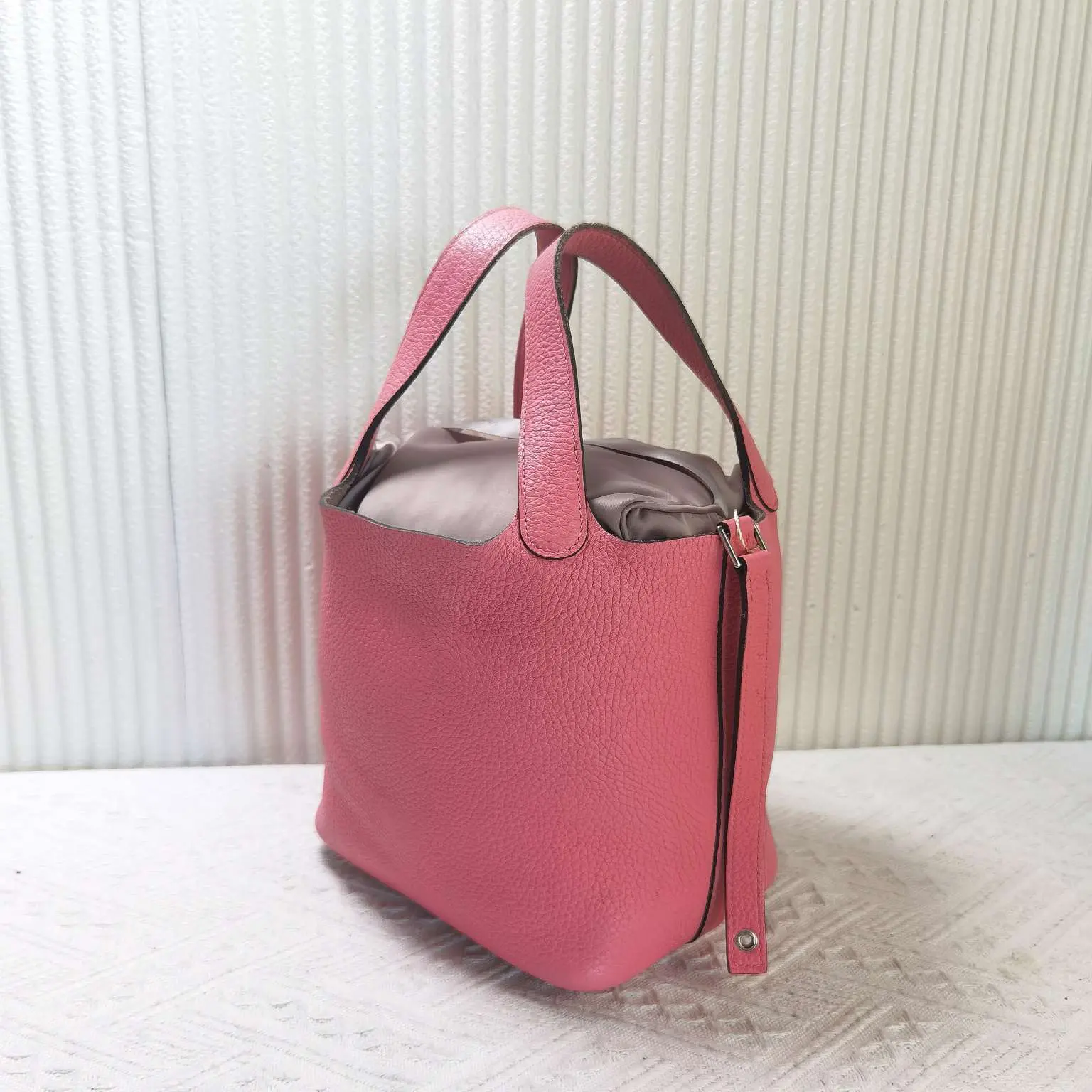 Pre-owned Togo Mini Bags Hermes Picotin 18 Stamp T 2015