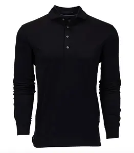 Omaha Long Sleeve Polo - Shepherd | Greyson Clothiers