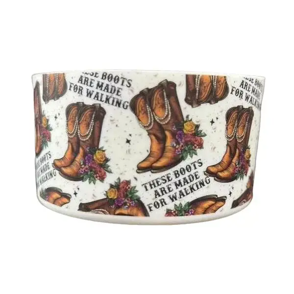 TheseBoots Silicone Boot Bumper Sleeve Tumbler accessories Non-Slip Drinkware Printed Cup Bottles Cover Mug