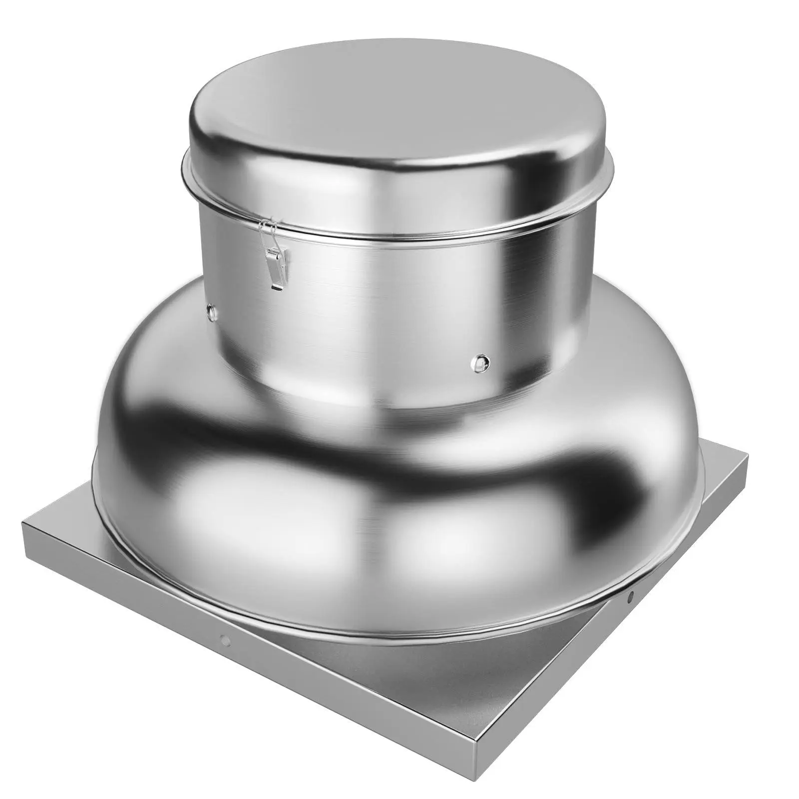 GARVEE 2400 CFM Upblast Roof Exhaust Fan, Direct Drive Commercial Ventilation Fan with 25" Base for Restaurant, Warehouse, and Industrial Use