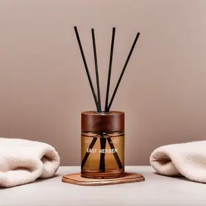 150ml Large Capacity Luxury Reed Diffuser Long Lasting Home Fragrance Oil Odor Eliminator Air Freshener for Bedroom Living Room Bathroom Hotel