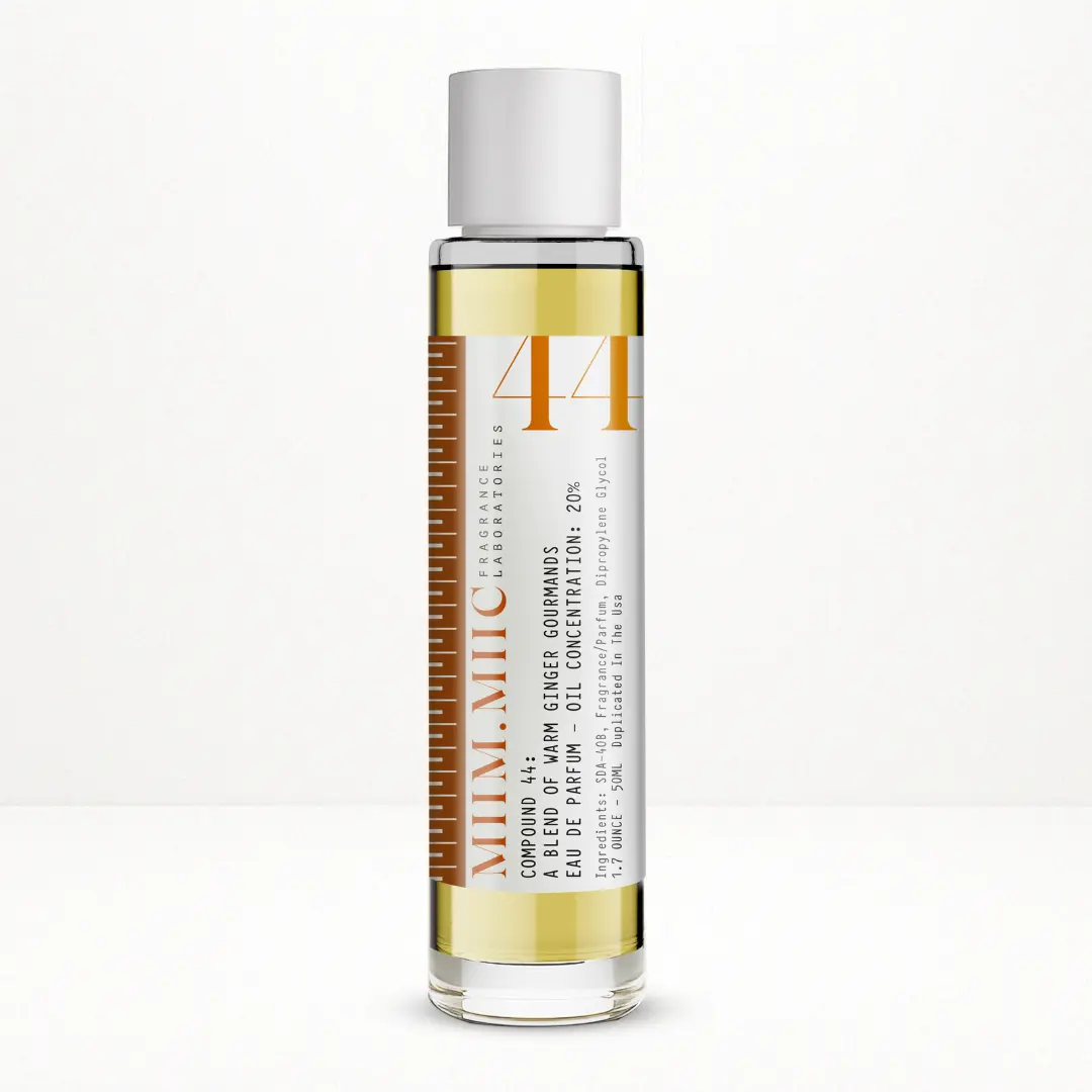 Women's No 44 Warm Ginger Gourmand 50ml EDP - Long Lasting Perfume, Gourmand Candy Scent, Alcohol Base, Spicy Cookie, Buttery Caramel Vanilla Fragrance, Vegan, Cruelty-Free, Daily Spritz, Female Wear