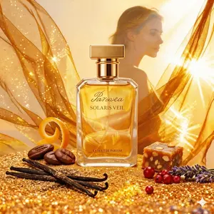 Paruvea Solaris Veil Extrait de Parfum– Creamy Vanilla & Cocoa Divine Perfume for Women, Long-Lasting Warm Amber Gourmand Fragrance, 100ml (3.4 fl oz)