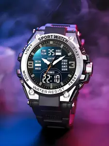 Men's Sport Digital Watch, Fashionable Digital Display, Trendy Daily Wear, Waterproof, Stylish Men's Watch, Perfect for Everyday Use
