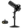 MAONO USB/XLR Hybrid Streaming Mic PD200W - Dual-Channel 2-Voice Recording for Content Creators, 2.4GHz Cordless + USB-C Plug-and-Play Cable, 30mm Dynamic Capsule, App Tone Control, 60m Range, 60h Battery, Adapter for Vlogging Equipment,techvibes