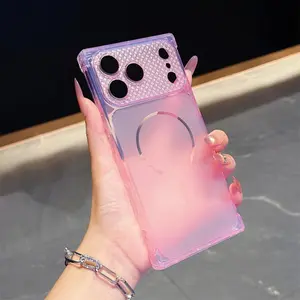 Square Anti-Drop Translucent Protective Phone Case for iPhone 17 Pro Max 16 15 14 Plus 13 12 11 Soft TPU Solid Candy Color Frosted Cover