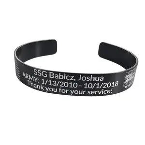 Military Memorial/MIA Bracelet Remembrance Veteran