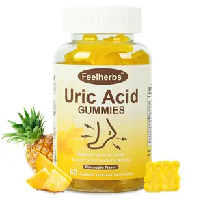 Uric Acid Gummies for Joint Cleanse & Detox, 60 Natural Tart Cherry Joint Support Gummies Balance Uric Acid Levels for Women and Men with Celery Seed Extract