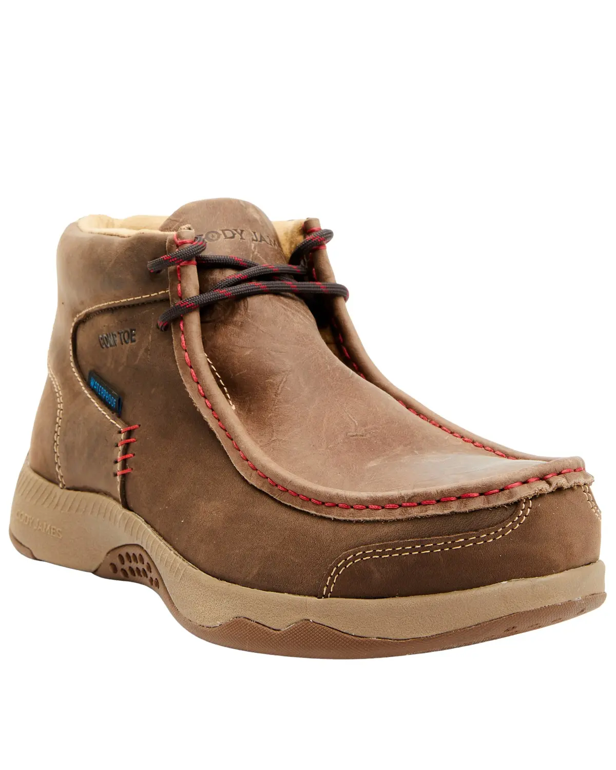 Cody James Men's Men'S Wallabee Moc Toe Work Shoes Composite - Bcjcwr0w50