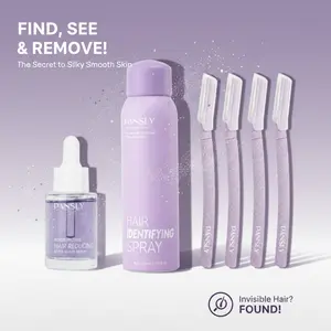 Hair Identification Spray + Hair Control Essence, Easy Hair Removal - Facial Care, Soothes Acne, Inhibits Hair Growth, Used at the same time, Provides you with a comprehensive hair removal care experience. Cosmetic