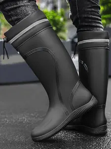 Men's Fishing Boots Spring 2026, Lightweight Anti-Slip High Top Rain Shoes, Comfortable Durable Fashion Size 39-45, Outdoor Activities All Seasons