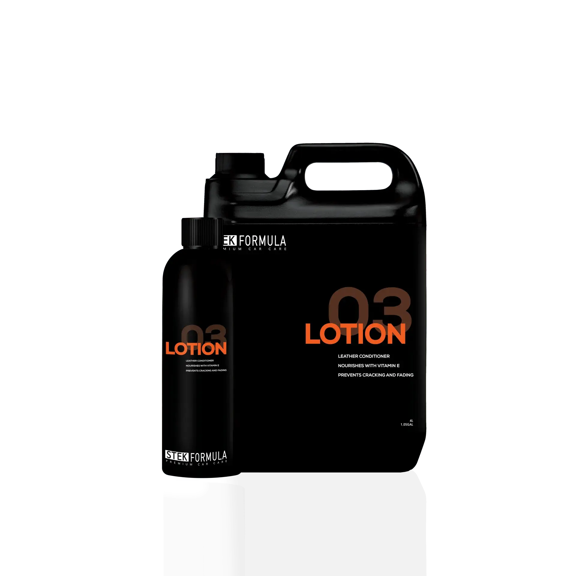 STEK Formula 03 Leather Lotion - Vitamin-Enriched, Hydrating, Nourishing, Easy-to-Use Leather Protection for Automotive & Motorcycle Interior Care, UV-Blocking, Prevents Fading & Cracking