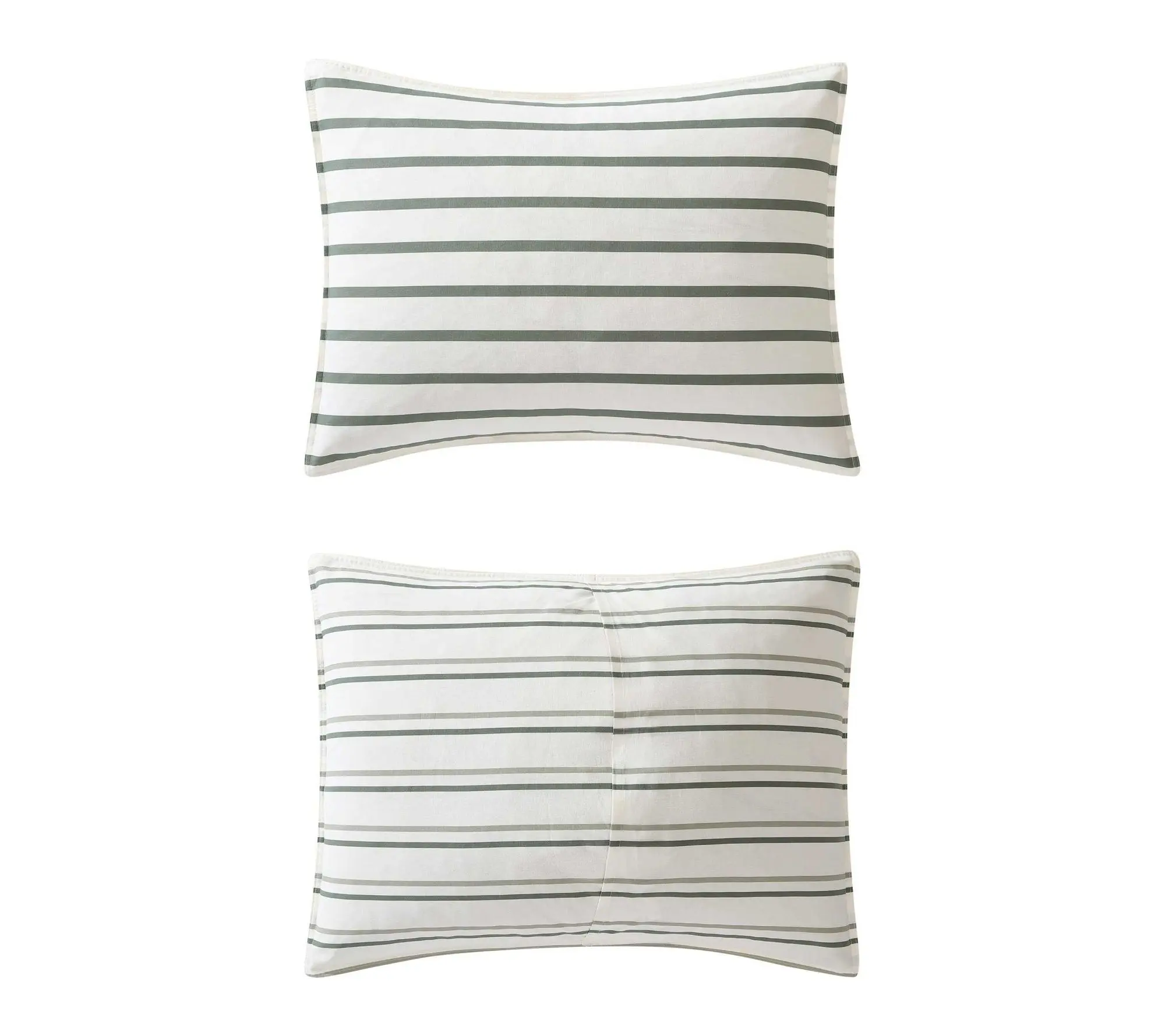 Eddie Bauer Coo per Stripe Gree n Twin Comforte r Set