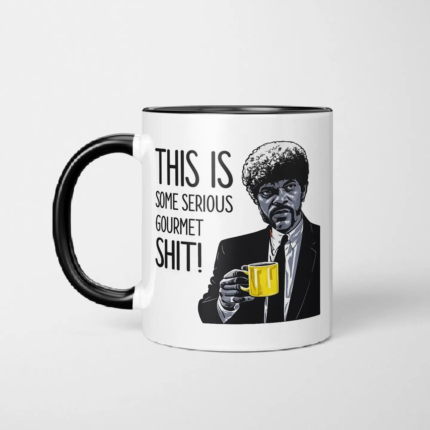 Pulp Fiction Jules Coffee Mug, Classic Movie Quote Ceramic Cup, Funny Gourmet Statement Mug, Cool Pop Culture Gift for Movie Fans, Classic Coffee Mugs, Coffee Cups, Funny Design Mug
