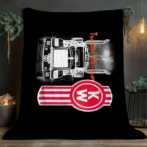 Large Kenworth Truck Logo Soft and comfortable home blankets, small throw blankets, nap blankets, Slogan Print blanket, perfect Christmas gifts for friends and besties. Super soft heat-pressed blankets. P251204274air conditioner blanket