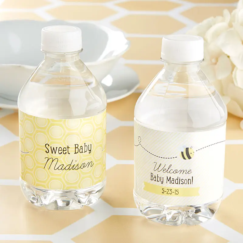 Kate Aspen 31337NA Kates Sweet as Can Bee Personalized Water Bottle Labels