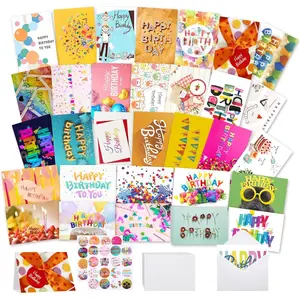 32 PCS Happy Birthday Cards Bulk with Envelopes, 4x6 Assorted Birthday Cards