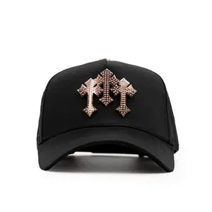 Barbas Hats Chrome Rose Gold Royal Crown Ultra Luxury Snapback for Unforgettable Presence & Elite Energy Unisex Hat