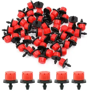 Adjustable Garden Watering Nozzle, 50pcs 4/7mm Drip Irrigation Nozzle, Watering & Irrigation Supplies for Balcony, Yard & Greenhouse