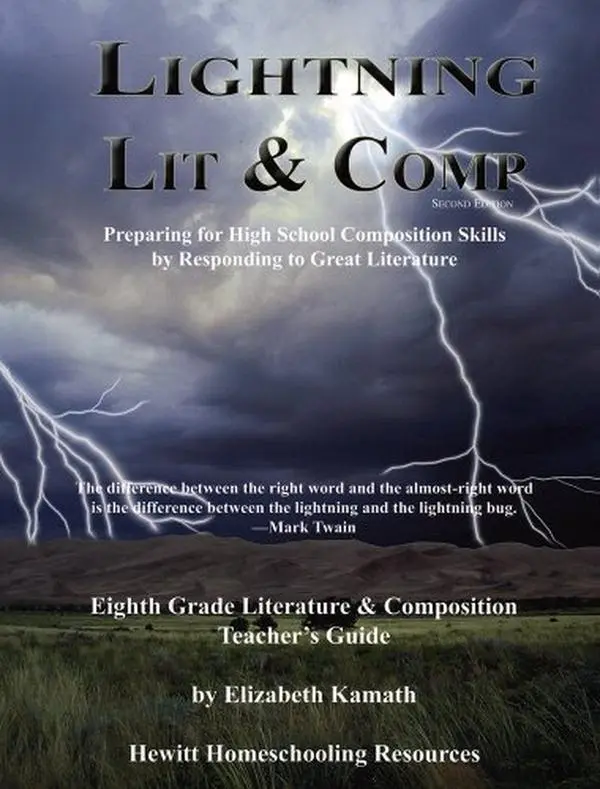 USED Book - Lightning Literature: 8th Grade Teacher's Guide (Lightning Lit & Comp) by Elizabeth Kamath (Paperback) - english
