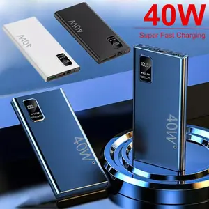 40W 30000mAh Power Bank Portable Super Fast Charger External Battery PD 18W 2USB Fast Charger For Cell Phone, External Phone Charger with USB C Input, Compatible with iPhone, Samsung Galaxy, Tablets, Pixel, etc, the Best Gift
