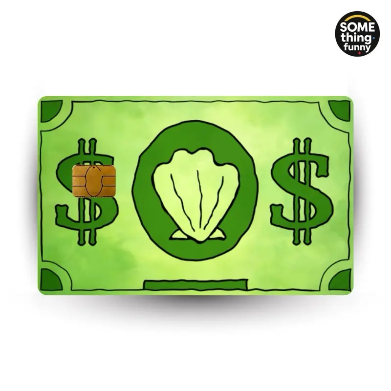 SpongeBob Money Card Sticker – Funny Debit/Credit Card Skin