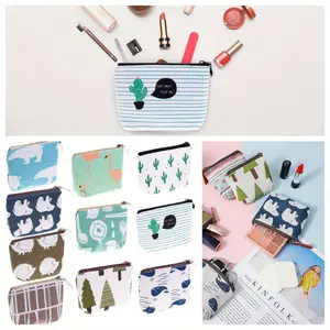 10Pcs Canvas Zipper Coin Purse Set Mini Portable Change Pouch Multifunctional Storage Bag Lightweight Zipper Wallet Casual Essentials for Women Girls Kids School Travel Shopping Outdoor Daily Use Organiser