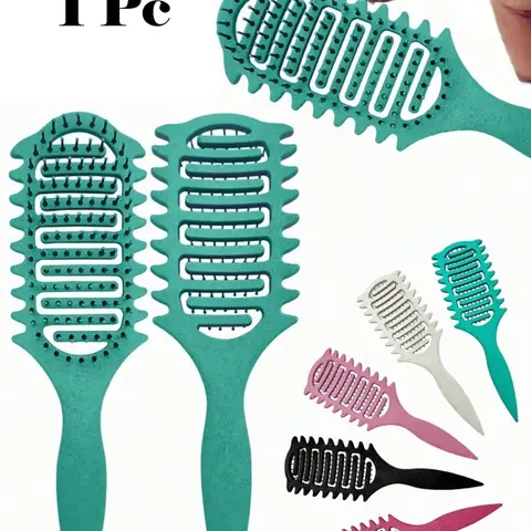Upgrade Curl Defining Brush, Curly Hair Brush With Bristle And Special Design, Curl Define Styling Brush For Curly Hair, Shaping And Defining Curls For Women Men To Reduce Pulling And Curl Separation, Hairbrush