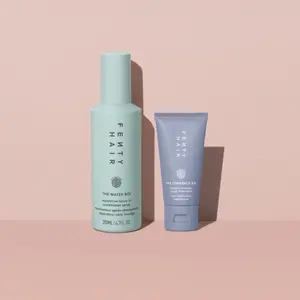 Fenty Hair Detangle + Repair Duo: Full-Size The Water Boi Leave-In Conditioner Spray + Mini The Comeback Kid Instant Damage Repair Bond Builder